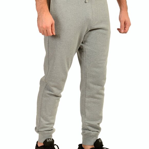 Versace Men's Gray & White Logo Medusa Head Sweat Track Pants US 2XL IT 56 - Picture 2 of 6